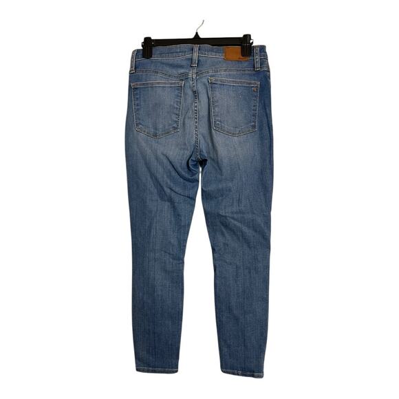 Madewell 9" high Riser Skinny Skinny Jeans Womens Button Fly Blue denim 29 - Picture 4 of 6